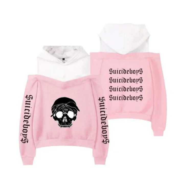 Suicideboys Merch Shoulder Hoodies For Women