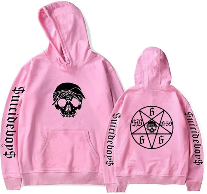 Suicideboys Merch G59 Record Pink Hoodie
