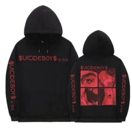 Rapper Graphic Print Suicideboys Hoodie